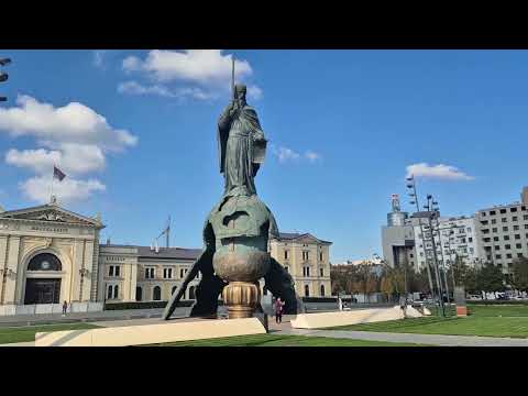 Видео: Белград. Четвёртый день . Памятники, Скадарлия