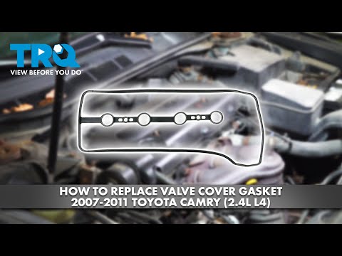 Видео: Как заменить прокладку клапанной крышки на Toyota Camry (2.4L L4) 2007-2011 гг.