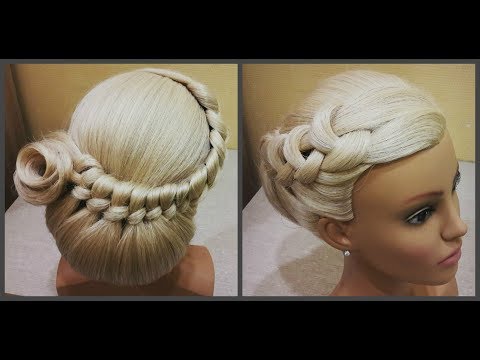 Видео: Прически.Быстрая прическа.легкое плетение волос.Bridal Hairstyle.For Long Hair Tutorial Step By Step