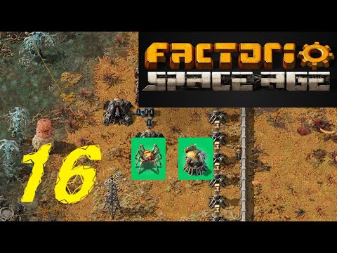 Видео: Обучение + прохождение  Factorio Space age 16 #факторио #спэйсэйдж #spaceage #Глеба #фульгора