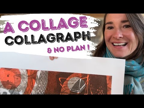 Видео: Коллаж-коллаграфия... (и никакого плана)