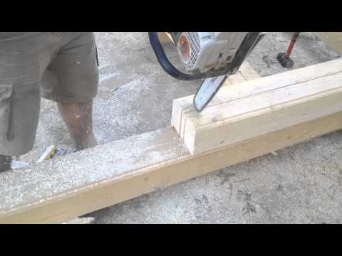 Видео: Соединение тёплый угол и другие соединения, используемые при строительстве домов из бруса