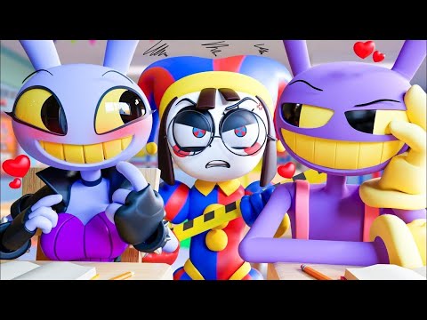 Видео: ЦИФРОВОЙ ЦИРК - ШКОЛЬНЫЙ РОМАН?! | Digital Circus | Фан-Анимации на русском
