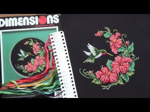 Видео: Dimensions "Hummingbirds and Hibiscus" /"Колибри и гибискус"