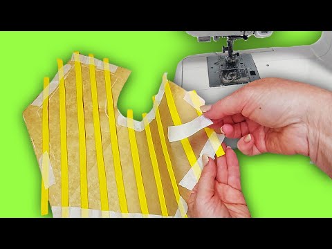 Видео: Уникальная швейная идея. Я в восторге от этой швейной техники. Посмотрите, вам тоже понравится