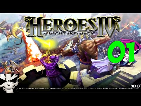 Видео: Прохождение Heroes of Might and Magic IV. Часть 1. Кампания Героев IV. Сложность - мастер.
