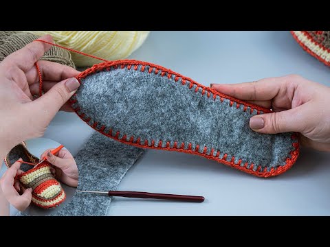 Видео: Мастер-класс домашних тапочек на подошве просто и легко!