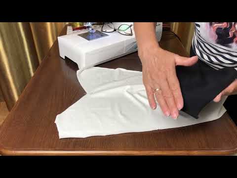 Видео: Сборка рукава реглан с вытачкой