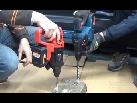 Видео: ТЕСТ Акумуляторні перфоратори GTM RHC18/26BL & Bosch GBH 185-LI та Bosch GBH 2-24 DSR - порівняння