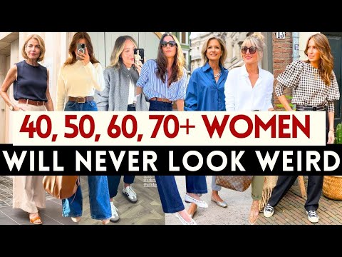 Видео: 🔴30 ОДЕЖД, которые никогда не будут выглядеть СТРАННО после 40!