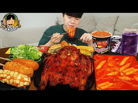 Видео: ASMR MUKBANG | Хрустящая жареная курица, острая лапша, Хрустящий хот-дог рецепт ! принимать пищу
