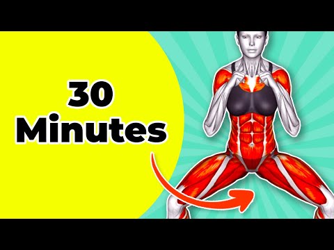 Видео: ➜ Избавьтесь от упрямого ЖИРА НА ВНУТРЕННЕЙ БЕДРЕ за 5 недель ➜ 30-минутная эффективная тренировка