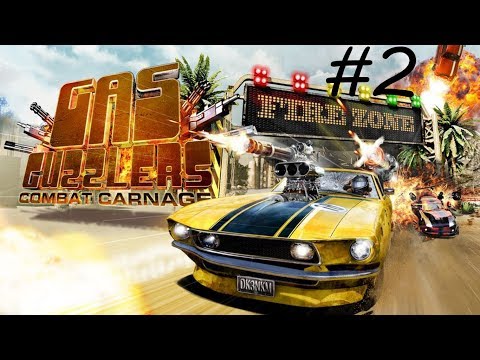 Видео: Прохождение игры Gas Guzzlers Combat Carnage [#2]