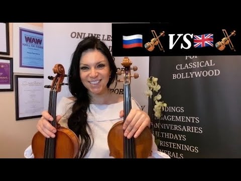 Видео: Сравниваю две мастеровые СКРИПКИ 🇷🇺🎻VS🇬🇧🎻