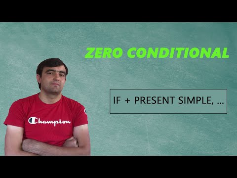 Видео: Zero conditional дар забони англиси / Грамматикаи англиси I дарси англиси