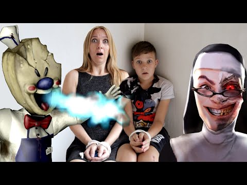 Видео: ШАНТАЖ Мороженщика и Монахини! ВСЕ СЕРИИ ПОДРЯД (6 - 10) Ice Scream in real life