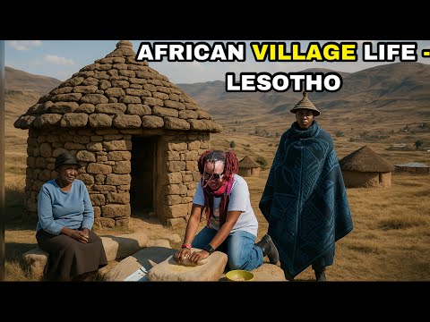 Видео: Удивительная деревенская жизнь в Лесото, Африка