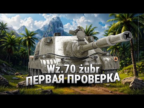 Видео: Wz.70 żubr - Первый тест танка