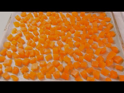 Видео: Цукаты из тыквы + стакан сиропа. Невозможно догадаться что они из тыквы.