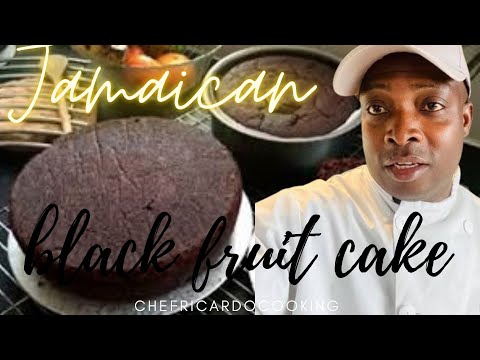 Видео: Как приготовить лучший ямайский черный фруктовый торт | свадебный торт | Шеф-повар Рикардо Кулинар