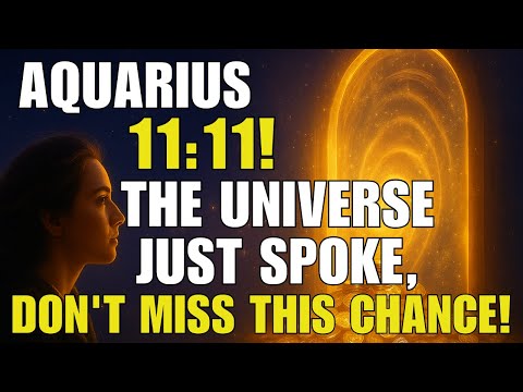 Видео: ВОДОЛЕЙ♒11 ноября откроется портал — вся ваша жизнь изменится навсегда!