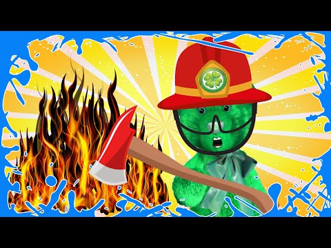 Видео: GREEN FREDDY ТУШИТ ПОЖАР И СПАСАЕМ КОТИКОВ 🍀  Nuclear Blaze