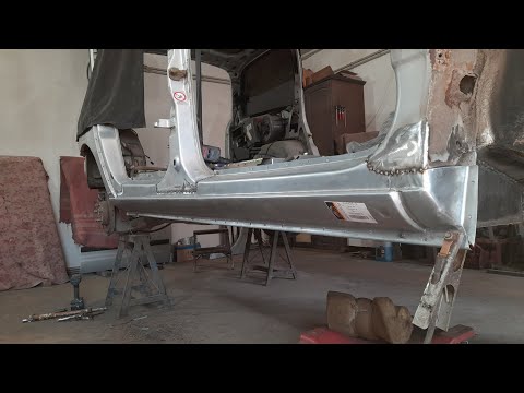 Видео: Фольксваген Шаран, замена порога, часть 1