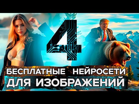 Видео: 4 бесплатные нейросети для изображений | нейросети для создания изображений | нейросеть flux dev