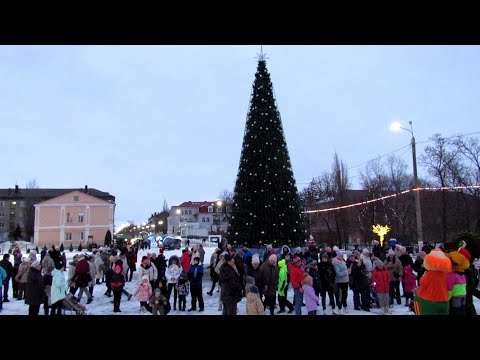 Видео: г.  Ливны.  С Новым годом !