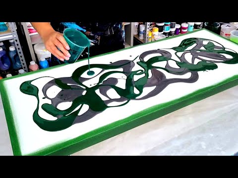 Видео: East Waters - Дух и воспоминания. Часть 2 - Великолепная зелень - Акриловая жидкость