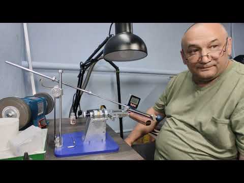 Видео: Обзор новых зажимов для абразивов, с сохранением угла заточки.