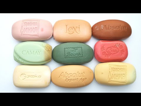 Видео: Cutting dry soap 🔪ASMR🧼Резка мыла.