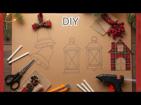 Видео: Не выбрасывай коробки! 😱 3 Гениальные Новогодние DIY Идеи 🤩