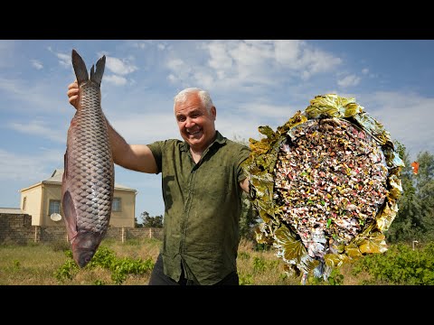 Видео: СОЛЁНАЯ ФАРШИРОВАННАЯ РЫБА, ДОЛМА БАЛЫК. ENG SUB