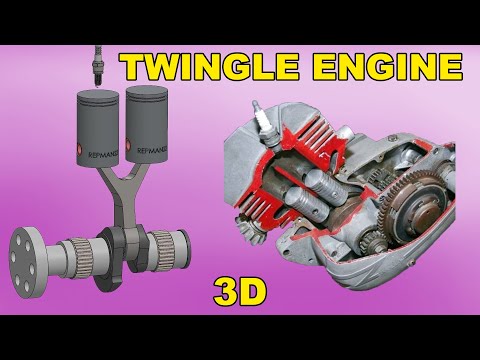 Видео: Двигатель Twingle Split Single используется уже 70 лет 🤯
