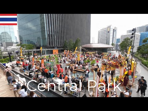 Видео: Central Park-Прогулка по Dusit Central Park в Бангкоке — новый символ города рядом с Люмпини-парком