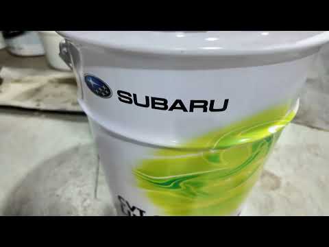 Видео: Замена масла в вариаторе  TR580 SUBARU