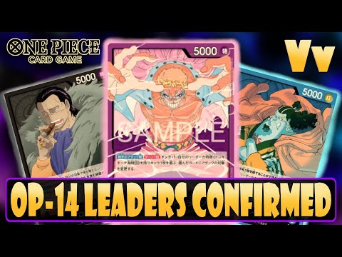 Видео: One Piece TCG: разбираем новые спойлеры OP-14 — некоторые из новых лидеров, чьи имена были слиты,...
