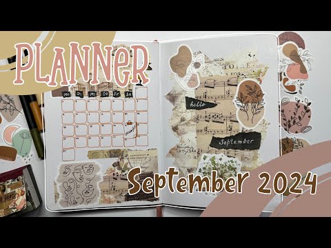 Видео: оформление ежедневника на сентябрь 2024 · bullet journal · plan with me✎