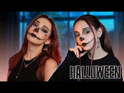 Видео: БЕЗУМНЫЕ МАКИЯЖИ НА ХЭЛЛОУИН ОТ НЕЙРОСЕТИ! 😱