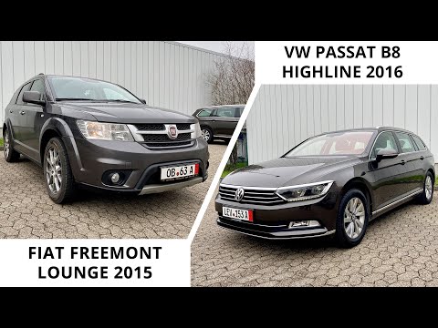 Видео: Семейный FIAT FREEMONT и стильный PASSAT HIGHLINE из Германии /// Обзор авто