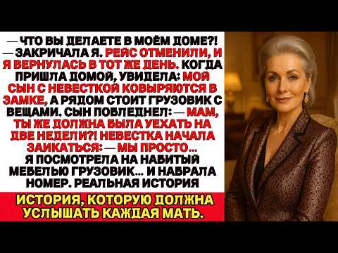 Видео: Мой рейс отменили, и я вернулась домой. А там… мой сын с невесткой пытались вскрыть замок моей двери