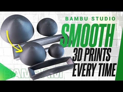 Видео: Как использовать переменную высоту слоя в Bambu Studio для идеальной 3D-печати