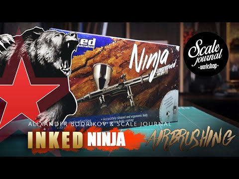 Видео: INKED - Ninja - Обзор аэрографа или теория заговора!!!