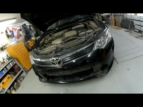 Видео: Toyota Camry 55 - подгоняю китайский бампер, немного о дубликатных запчастях.