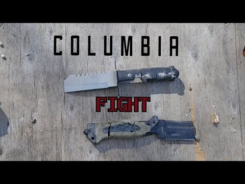 Видео: Ножи COLUMBIA. Очередная проверка ножей с ОЗОНА. Тактик против РЕМБО ⚔️