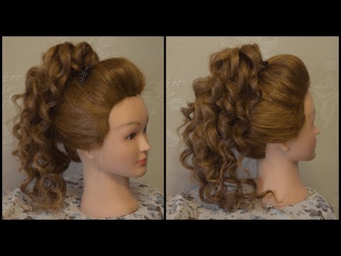 Видео: Прическа Высокий хвост. Секрет объема.