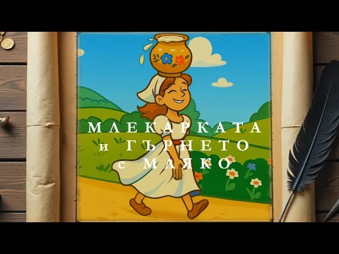 Видео: Приказки за Деца: Ще Сбъдне ли Млекарката Мечти Си? 🥛✨ Млекарката и Гърнето с Мляко