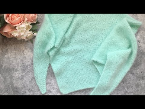 Видео: ВЯЖЕМ БАКТУС-КОСЫНКУ С ОЧЕНЬ КРАСИВЫМ ДЕКОРАТИВНЫМ КРАЕМ!