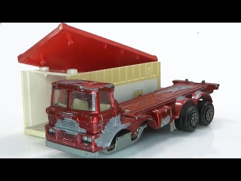 Видео: Реставрация Matchbox контейнеровоза Scammell № K-24. Литая игрушечная модель.